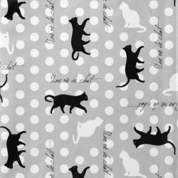 Kuschelstrick KITBLACK Grau / Schwarz